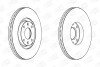 Диск гальмівний передній (кратно 2) Citroen C4 Grand Picasso I (UA_) (06-13), C4 I (LC_) (04-14) CHAMPION 562267CH (фото 2)