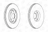 Диск гальмівний передній (кратно 2) Citroen C4 Grand Picasso I (UA_) (06-13), C4 I (LC_) (04-14) CHAMPION 562267CH (фото 2)