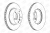Диск гальмівний передній (кртано)) 2) BMW 1 (E81,E87), 3 (E90) CHAMPION 562317CH (фото 1)