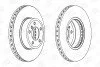 Диск гальмівний передній Bmw 5 (E60) (01-10), 5 Touring (E61) (04-10) (562397CH-1) CHAMPION 562397CH1 (фото 2)