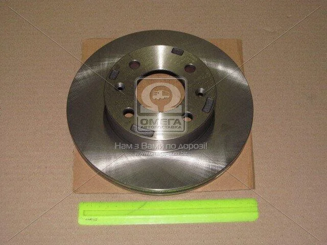 Диск гальмівний передній (кртано)) 2) Hyundai i10 (I,II)/ Kia Picanto (I,II) CHAMPION 562428CH (фото 1)