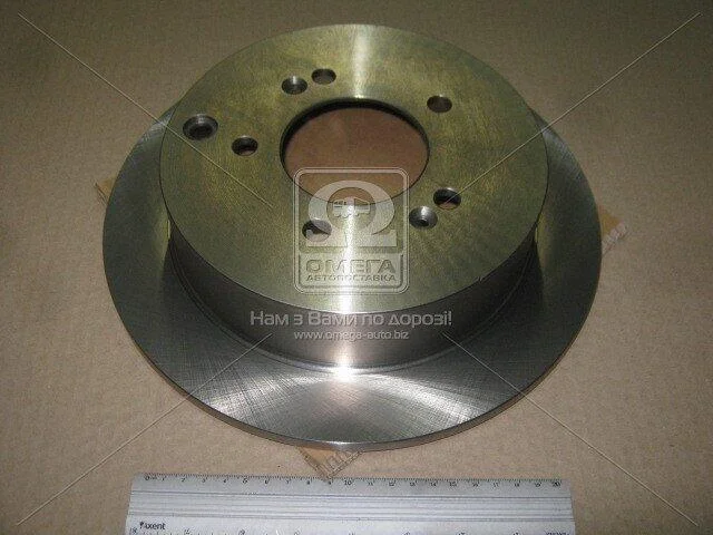 Диск гальмівний задній (кратно 2) Hyundai Santa Fe I, Tucson (04-10)/ Kia Sportage (II,III) CHAMPION 562454CH (фото 1)