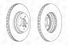 Диск гальмівний передній Bmw 3 (E90) (04-12), 3 Convertible (E93) (06-13) (562519CH-1) CHAMPION 562519CH1 (фото 2)