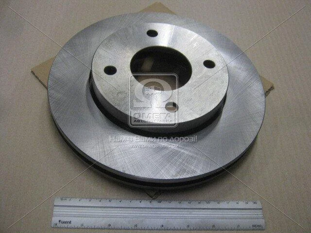 Диск гальмівний передній (кртано)) 2) Mitsubishi Colt VI/ Smart Forfour (04-06) CHAMPION 562575CH (фото 1)