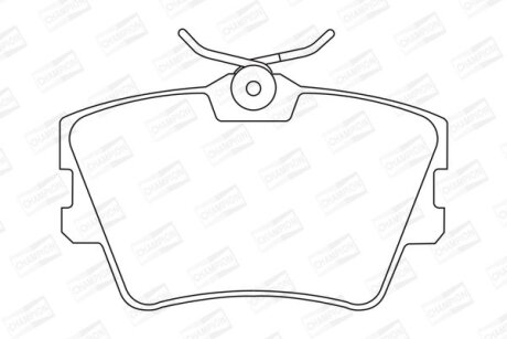 Колодки тормозные дисковые задние VW T4 CHAMPION 571875CH