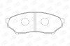 Колодки тормозные дисковые передние MITSUBISHI PAJERO JUNIOR I (H57A) 95-98 CHAMPION 572499CH (фото 2)