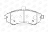 Колодки тормозные дисковые передние Hyundai Elantra III/ Kia Cerato I CHAMPION 572513CH (фото 1)