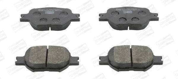 Колодки гальмівні дискові передні TOYOTA CALDINA Estate (_T24_) 02-07, CELICA Coupe (_T23_) 99-06 CHAMPION 572517CH (фото 1)