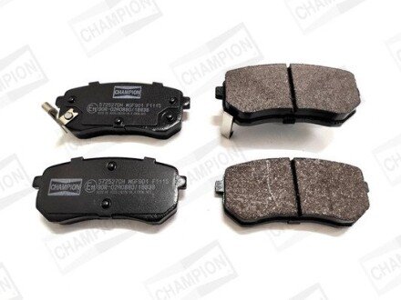 Колодки тормозные дисковые задние Hyundai I10 I (PA) (07-)/Kia Picanto I (SA) (04-12) CHAMPION 572527CH