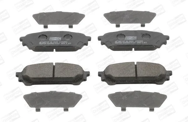 Колодки гальмівні дискові задні Subaru Forester (SG_) (02-12), Impreza Estate (GG) (00-08) CHAMPION 572529CH (фото 1)
