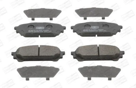 Колодки тормозные дисковые задние Subaru Forester (SG_) (02-12), Impreza Estate (GG) (00-08) CHAMPION 572529CH