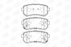 Колодки тормозные дисковые задние Hyundai i30 (07-12), ix35 (10-15)/ Kia Sportage (II,III) CHAMPION 572604CH (фото 1)