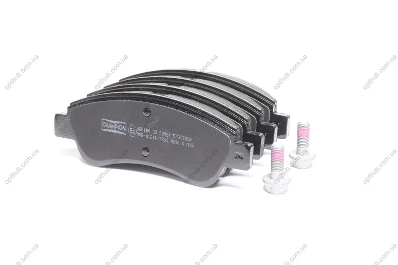 Колодки тормозные дисковые Citroen Berlingo (96-11)/ Opel Crossland X (17-) CHAMPION 573030CH (фото 1)