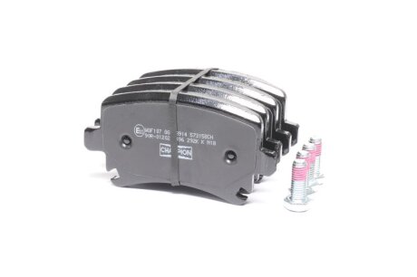 Колодки гальмівні дискові задні AUDI A3, A4, A6 SEAT Toledo III SKODA Octavia II VW Golf V, Touran CHAMPION 573158CH