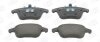 Колодки гальмівні дискові передн Citroen C4 Picasso (07-13), C4 II/ Peugeot 5008 I CHAMPION 573193CH (фото 2)