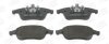 Колодки тормозные дисковые передние Renault Megane III, Scenic III, Fluence (12-) CHAMPION 573316CH (фото 2)