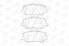 Колодки тормозные дисковые передние Kia Optima (10-), Ceed (15-)/Hyundai i30 (11-) CHAMPION 573447CH (фото 2)