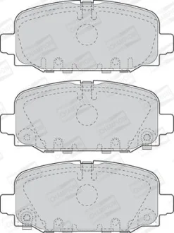 Колодки гальмівні дискові задні Jeep Compass (16-) CHAMPION 573824CH
