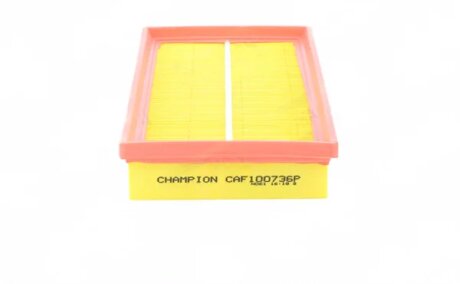 Фільтр повітряний SEAT IBIZA 1.2I 12V 2/02->, VOLKSWAGEN POLO 1.2I 12V 11/01-> -ua CHAMPION CAF100736P