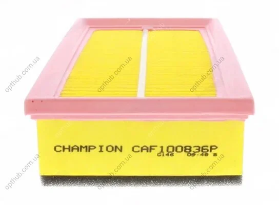Фільтр повітряний CITROEN C5 1.6HDI 04-/ PEUGEOT 407 1.6HDI 04- -ua CHAMPION CAF100836P (фото 1)
