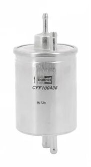 Фільтр паливний MERCEDES C240 V6, C280 V6, CLK320, CLK430, E240 V6, E280 V6 12/96-> -ua CHAMPION CFF100438