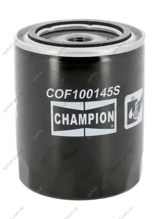 Фільтр масляний LAND ROVER DEFENDER 90/110 2.5 90-,2.5D 95-,2.5TDI 90-; DISCOVERY 2.5D 89-,2.5TDI 9 CHAMPION COF100145S (фото 1)
