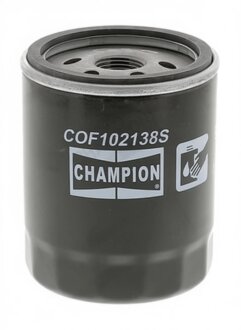 Фільтр масляний FORD C-MAX, FOCUS C-MAX, FOCUS II, GALAXY, MONDEO IV, S-MAX; SMART FORFOUR -ua CHAMPION COF102138S