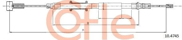 Трос ручника COFLE 10.4745 (фото 1)