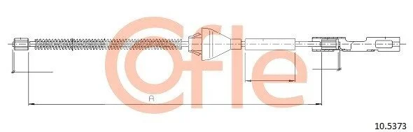 Трос ручника COFLE 10.5373 (фото 1)