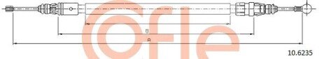 Трос ручника COFLE 10.6235