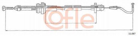 Трос акселератора COFLE 11.087