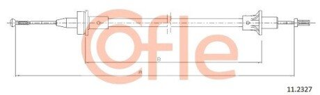 Трос зчеплення COFLE 11.2327