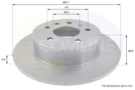 Comline - Диск гальмівний COMLINE ADC1122