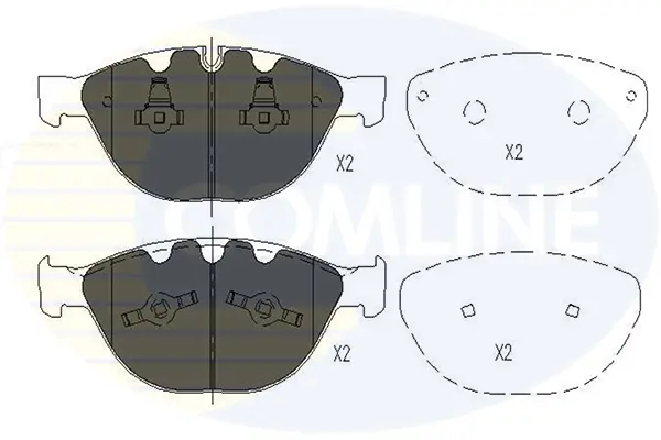 Comline - Гальмівні колодки до дисків COMLINE CBP06000 (фото 1)