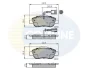 Comline - Гальмівні колодки до дисків COMLINE CBP11600 (фото 1)