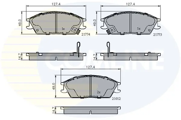 Comline - Гальмівні колодки до дисків COMLINE CBP3253 (фото 1)