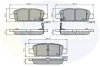 Comline - Гальмівні колодки до дисків COMLINE CBP3912 (фото 1)