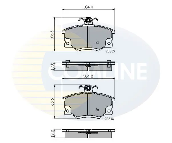 Comline - Гальмівні колодки до дисків COMLINE CBP4137 (фото 1)