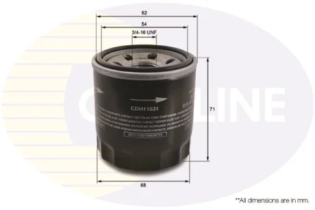 Comline - Фільтр оливи (аналогWL7119/OC215) COMLINE CDH11631