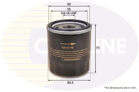 Comline - Фільтр оливи (аналогWL7131/OC534) COMLINE CTY11170