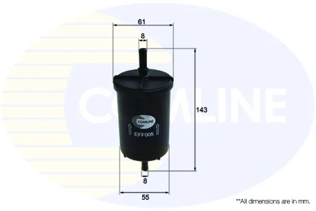 Comline - Фільтр палива (аналогWF8034/KL416/1) COMLINE EFF005