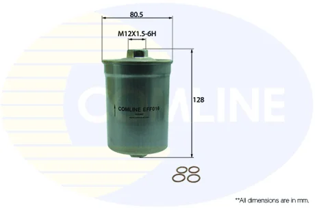 Comline - Фільтр палива (аналогWF8029/KL204) COMLINE EFF016