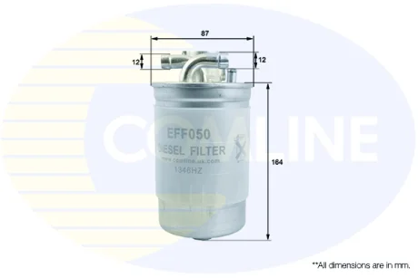 Comline - Фільтр палива (аналогWF8199/KL154) COMLINE EFF050