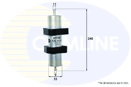 Comline - Фільтр палива (аналогWF8412/KL596) COMLINE EFF207