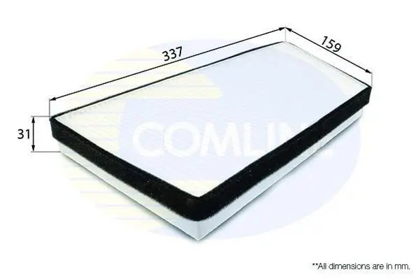 Comline - Фільтр салону COMLINE EKF115 (фото 1)