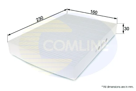 Comline - Фільтр салону (аналогWP6928/LA87) COMLINE EKF124