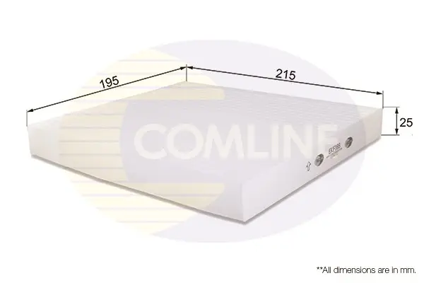 Comline - Фільтр салону (аналогWP9186/LA158) COMLINE EKF188 (фото 1)