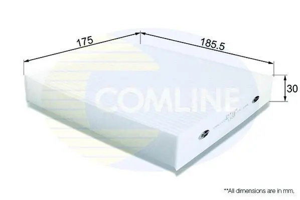 Comline Фільтр салону COMLINE EKF225 (фото 1)