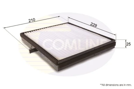 Comline - Фільтр салону (аналогWP9238/LA362) COMLINE EKF256