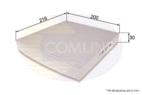 Comline - Фільтр салону (аналогWP9322/LA424) COMLINE EKF264